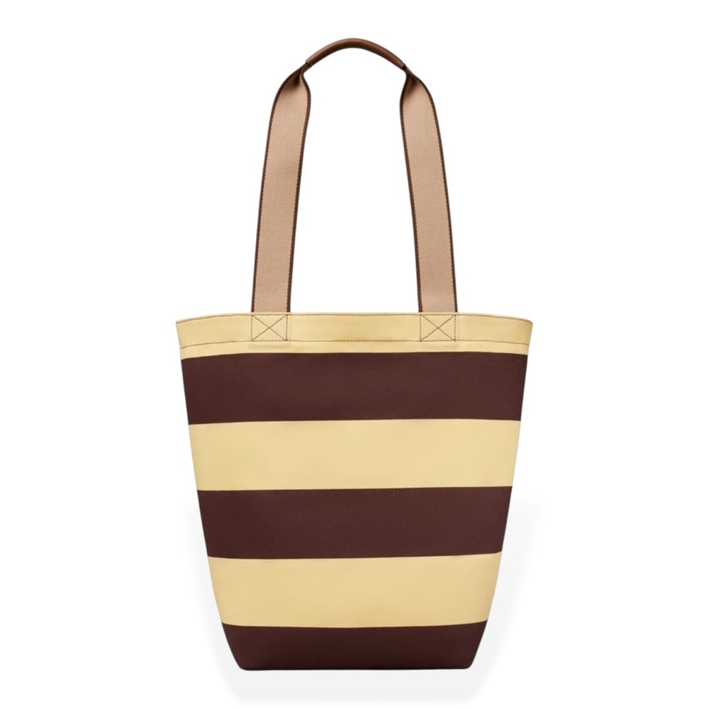 TORY BURCH Gracie Reversible Printed Canvas Tote - Curly Ditsy - Picture 3 of 16